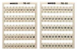 Фото 1/2 793-670, Маркир. бирки ''1201-1300 (1X)'', WMB, вертик., 100 бирок