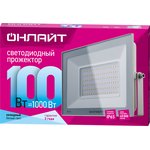 Светильник ОНЛАЙТ 90 139 OFL-100-4K-WH-IP65-LED