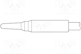 JBC-C105107, Паяльное жало for nano-station NA conical 0,8мм