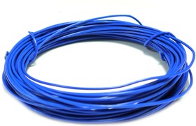 Фото 1/2 Монтажный провод НВ-4 0,2 мм кв.( синий ) 10 м