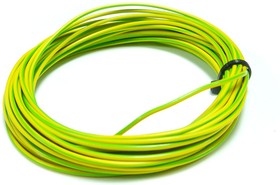 Монтажный провод НВ-4 0,5 мм кв.( желто-зеленый ) 10 м