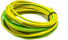 НВ-4-2.5-600 (желто-зеленый) (10м), Провод монтажный НВ4 2,5 кв.мм, 10м (+/- 2%)