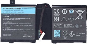 Фото 1/3 Аккумуляторная батарея для ноутбука Dell Alienware M17x R5 14.8V 86Wh 2F8K3 черный