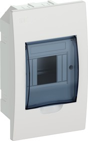 Фото 1/10 MKP12-V-04-40-20, Щит распределительный встраиваемый ЩРВ-П-4 IP41 пластиковый прозрачная дверь