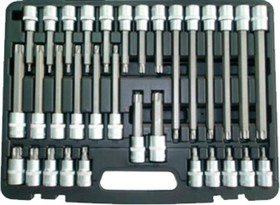 Набор головок со вставками TORX T20-T70, L55-200мм, 32 предмета AV-921067