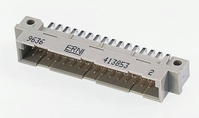 Фото 1/2 284172 / 284172-E, 48 Way 2.54mm Pitch, Type C/2 Class C2, 3 Row, Straight DIN 41612 Connector, Socket