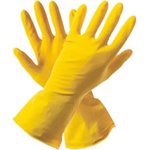 Резиновые перчатки из латекса c хлопковым напылением 30201