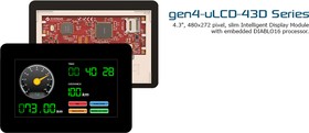 Фото 1/4 SK-gen4-43DT, Gen4 Diablo16 4.3in Resistive Touch Screen Starter Kit