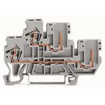 870-101, 1-conductor/1-pin double deck receptacle terminal block - ...