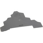1SNK705961R0000, END SECTION COVER, GREY, TERMINAL BLOCK
