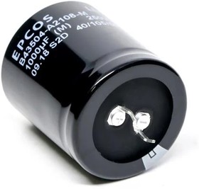 B43504A2227M007, Aluminum Electrolytic Capacitors - Snap In 250VDC 220uF 20% PVC Short 4.5mm Term