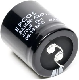 B43505C5157M000, Aluminum Electrolytic Capacitors - Snap In 450VDC 150uF 20% PVC STD 6.3mm Term