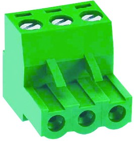 MCTC-10C12, TERMINAL BLOCK PLUGGABLE, 12 POSITION, 24-12AWG, 5MM