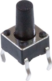KAN0611-0951B (аналог L-KLS7-TS6601-9.5-180), кнопка тактовая 6х6 h=9.5мм (аналог 0695HIM TS-A4PS)