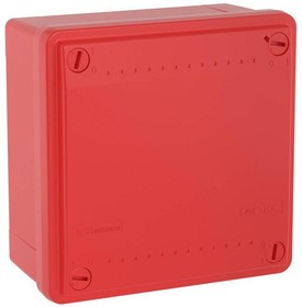 Фото 1/8 Коробка распределительная ОП 100х100х50мм IP56 гладкие стенки красн. DKC 53811