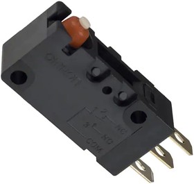 Фото 1/2 D2VW-5-1HS, Basic / Snap Action Switches PIN PLUNGER SOLDER