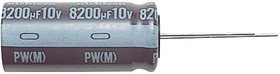 Electrolytic capacitor, 470 µF, 16 V (DC), ±20 %, radial, pitch 6 mm, Ø 10 mm