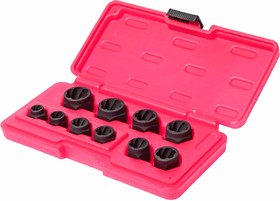 Набор головок для поврежденных болтов и гаек 8-19мм (в кейсе) 10 предметов JTC /1
