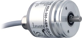 Фото 1/2 40A1000ABNG24K2, Incremental Incremental Encoder, 1000 ppr, HTL Signal, Solid Type