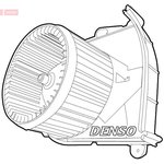 DEA21006, Вентилятор отопителя CITROEN: C8 2.0/2.0HDI/2.2/2.2HDI/3.0 02-, FIAT ...