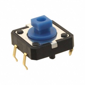 B3F-5151, Tactile Switches Projected 7.3x12.5 Gold-Plated w/Grd Tm