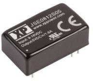 JSE0848S05, Isolated DC/DC Converters - Through Hole DC-DC CONV, 8W, 2:1 INPUT, DIP16
