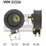 VKM11116, Ролик натяжной ремня ГРМ VW BORA 98-05, GOLF IV 97-06, NEW BEETLE 99- ...