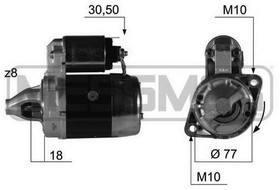 Фото 1/2 220382, Стартер HYUNDAI Accent, Lantra, Elantra, MITSUBISHI Lancer, Colt, Galant 0,9 Kw