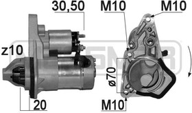 Фото 1/3 220846, Стартер NISSAN MICRA/NOTE/QASHQAI 1.6 1kw