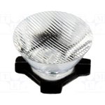 CA11267, Линза для LED, круглая, молочный, 8/55°, Монтаж: на скотч