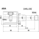 CHRIL-CRZ, ШРУС внутренний левый 31x35x34