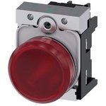 3SU1152-6AA20-1AA0, SIRIUS Act Indicator Lamp Complete Metal, Glossy, Red