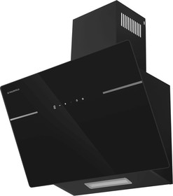 Вытяжка каминная MAUNFELD Astro 60, черный/черное стекло, сенсорное управление [ка-00022072]