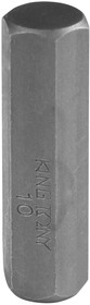 183610H, KING TONY Вставка (бита) торцевая 5/16", Hex, 10 мм, L = 36 мм