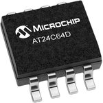 AT24C64D-SSHM-T, Микросхема памяти, 64Kb I2C-compatible 2-wire Serial EEPROM [SO-8]