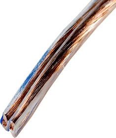 SCC-TR- 0.75, Кабель акустический 2 x 0.75мм2, прозрачный
