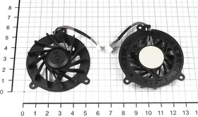 Вентилятор (кулер) для ноутбука Asus A6, A8, F3, F8, F80, M51 4pin (короткий провод)
