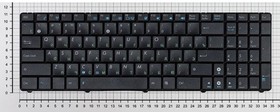 Фото 1/2 Клавиатура для ноутбука Asus K50 K60 K70 series черная без подсветки
