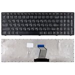 Клавиатура для ноутбука IBM Lenovo IdeaPad B570 V570 Z570 черная с черной рамкой