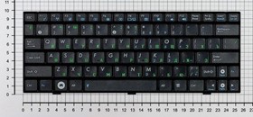 Фото 1/3 Клавиатура для ноутбука Asus EEE PC 1000 1000H 1000HD черная