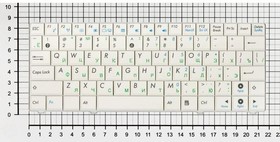 Фото 1/2 Клавиатура для ноутбука Asus EEE PC 900HA 900SD T91 белая