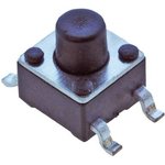 TL3305AF260QG, Tactile Switches 50mA 12VDC SPST, NO 3.8mm Act 260gf