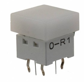 B3W-9010-RB2N, Tactile Switches 2 LED RED/BLUE MILKY WHITE CAP