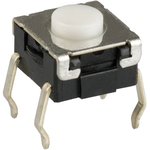 B3W-1000, Tactile Switches Tactile 6x6mm NoGrnd Flat 4.3mmH 160OF