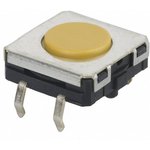 B3W-4005S, Tactile Switches 12x12mm NoGrd Tube Flat 4.3mmH 350OF