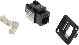 EHRJ45P5EIDC, Modular Connectors / Ethernet Connectors RJ45 CAT5e PANEL MT R/A IDC