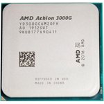 Процессор CPU AMD Athlon 3000G, 2/4, 3.5GHz, 192KB/1MB/4MB, AM4, 35W ...