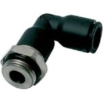 3169 06 55, 3169 Series Elbow Threaded Adaptor, M7 Male to Push In 6 mm ...