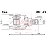 FDIL-F1, ШРУС внутренний левый 21x40x23