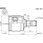 HNIPM11 Шрус внутренний правый 32x40x27(58.5)